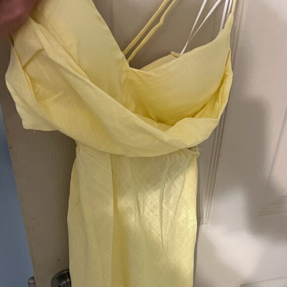 Hello Molly Fancy Brunch Date Maxi Dress Yellow - Picture 5 of 5